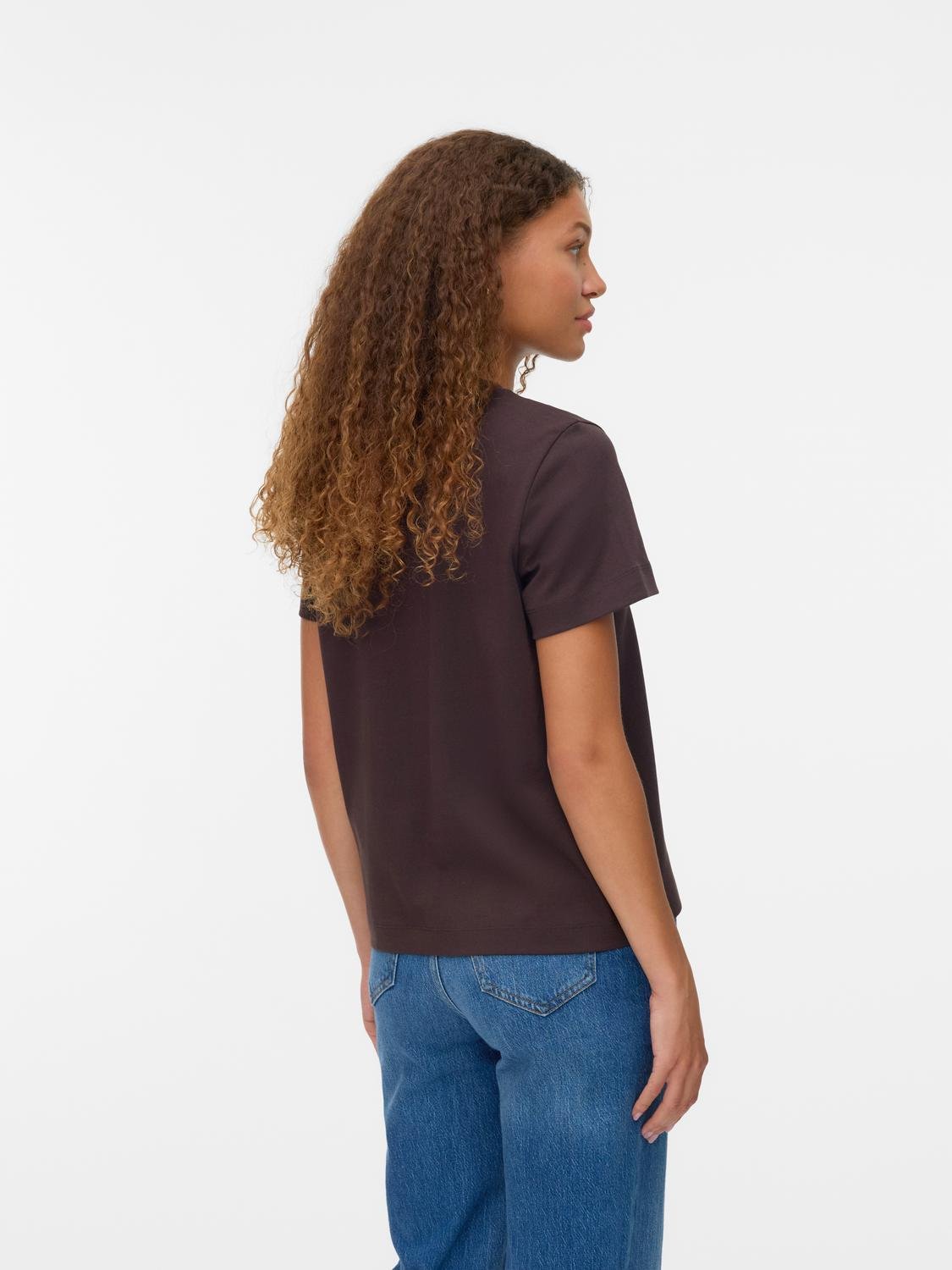 AWNAIMA T-shirt - Chocolate Torte - VERO MODA & VILA Bergvik